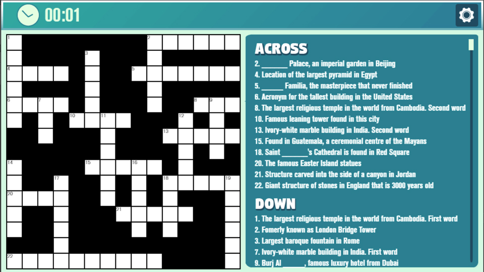Crossword Casual